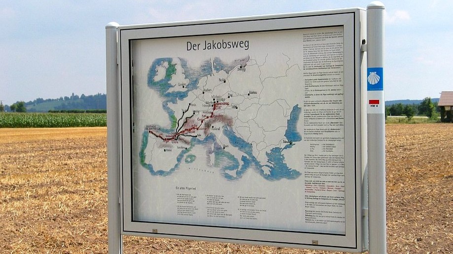 Wegbeschreibung Jakobsweg